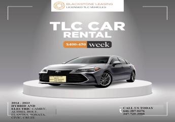 TLC Car Market - 350-475 Cars and  100 Plates Available to Rent 